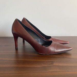 Gucci Maroon Pumps